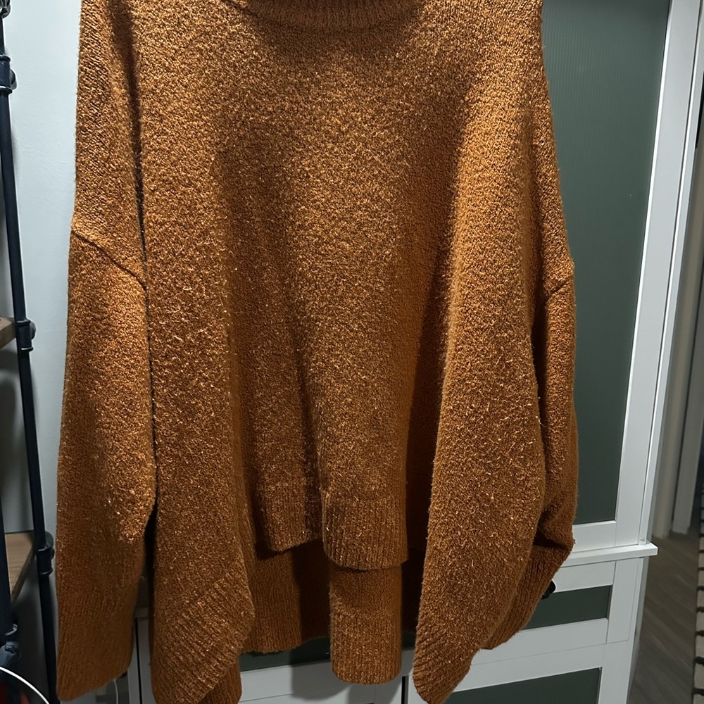 Cozy Brown Turtleneck Sweater